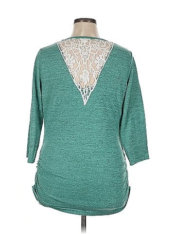 Faded Glory 3/4 Sleeve Top (view 2)