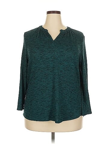 Liz Claiborne Long Sleeve Top (view 1)