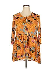 Terra & Sky 3/4 Sleeve Blouse
