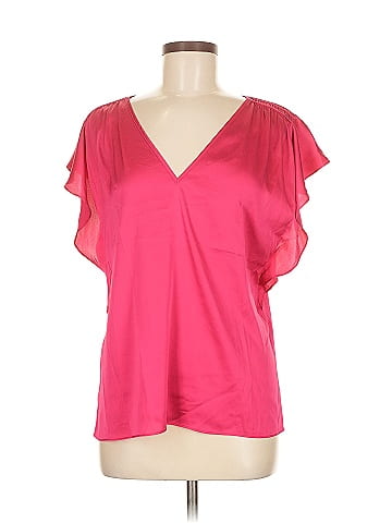 White House Black Market Short Sleeve Blouse (view 1)