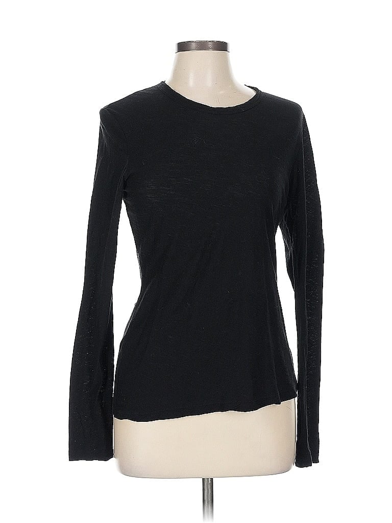 James Perse Black Long Sleeve T-Shirt Size L - photo 1