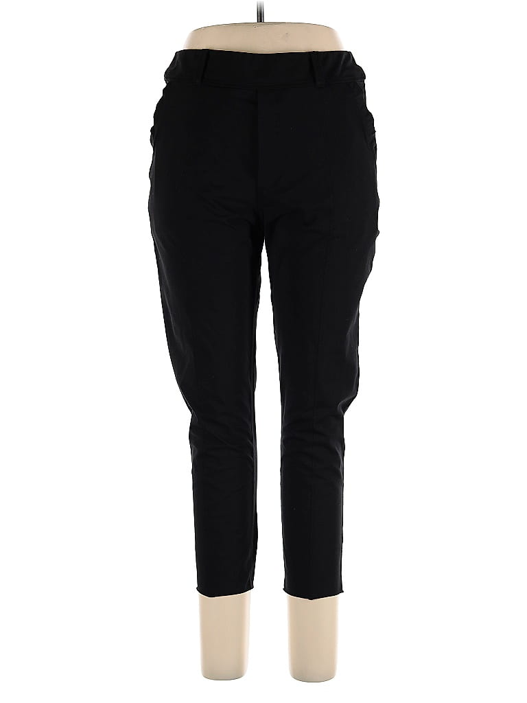 Frank & Eileen Solid Black Casual Pants Size XL - photo 1