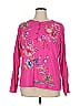 Johnny Was 100% Cotton Pink Long Sleeve Blouse Size XL - photo 1