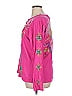 Johnny Was 100% Cotton Pink Long Sleeve Blouse Size XL - photo 4