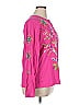 Johnny Was 100% Cotton Pink Long Sleeve Blouse Size XL - photo 3