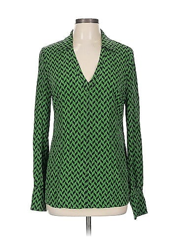 Tory Burch Long Sleeve Silk Top (view 1)