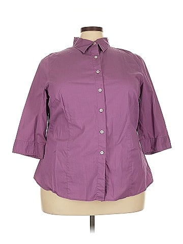 Avenue 3/4 Sleeve Button-Down Shirt (view 1)