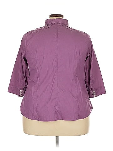Avenue 3/4 Sleeve Button-Down Shirt (view 2)