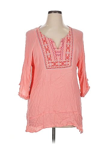 Democracy 3/4 Sleeve Blouse (view 1)