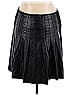 IMAN 100% Leather Black Leather Skirt Size 20 - photo 1