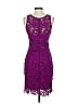 ML Monique Lhuillier 100% Polyester Purple Cocktail Dress Size 0 - photo 2
