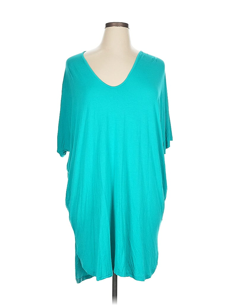 Umgee Teal Casual Dress Size 1X 62 off ThredUp