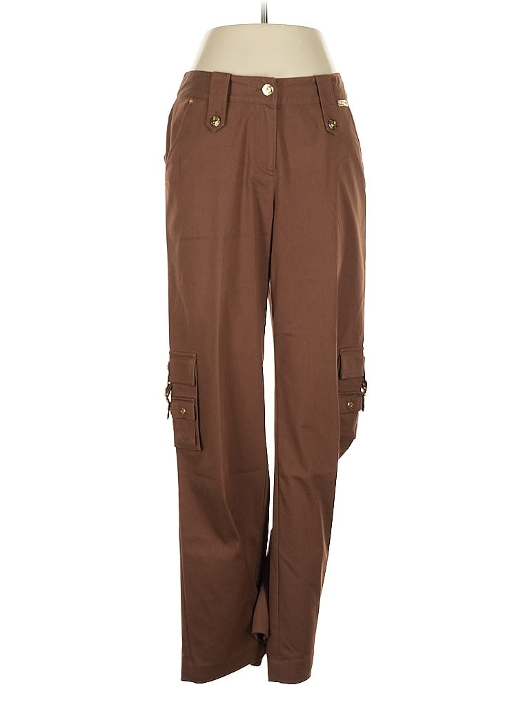St. John Sport 100% Spandex Brown Cargo Pants Size 6 - photo 1