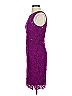 ML Monique Lhuillier 100% Polyester Purple Cocktail Dress Size 0 - photo 4