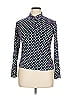 Assorted Brands Polka Dots Blue Long Sleeve Blouse Size XL - photo 1
