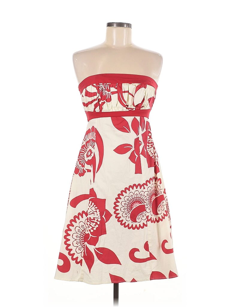 Trixxi Paisley Ivory Cocktail Dress Size 7 - photo 1
