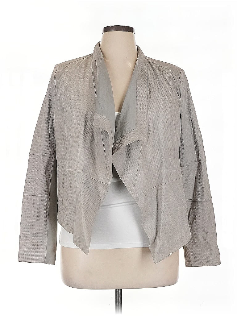 Pre-owned G.i.l.i. Blazer Jacket In Gray