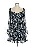 Trixxi 100% Polyester Blue Black Cocktail Dress Size S - photo 1