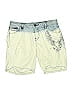 Armani Exchange Graphic Yellow Shorts Size 6 - photo 1