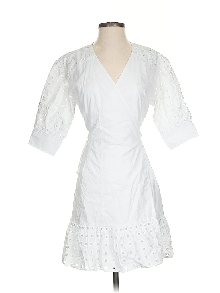 Tanya Taylor White Casual Dress Size 2 - photo 1