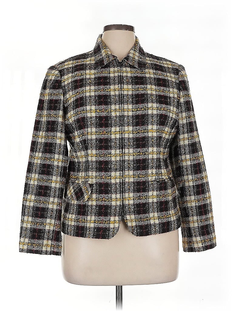 Pre-owned Sag Harbor Blazer Jacket In Gold