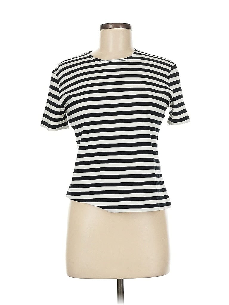 Pre-owned Ann Taylor Short Sleeve T-shirt In Black