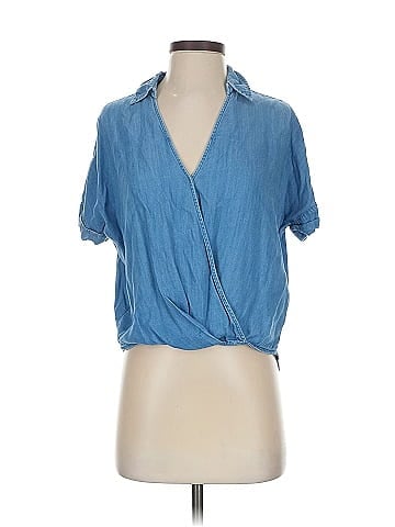 Lou & Grey for LOFT Short Sleeve Blouse (view 1)