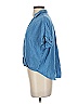 Lou & Grey for LOFT Blue Short Sleeve Blouse Size XS - photo 4
