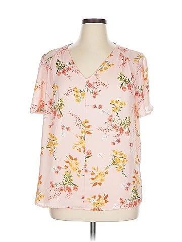 Liz Claiborne Short Sleeve Blouse (view 1)