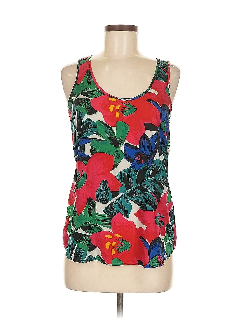 Armani Exchange Red Blue Sleeveless Top Size M - photo 1