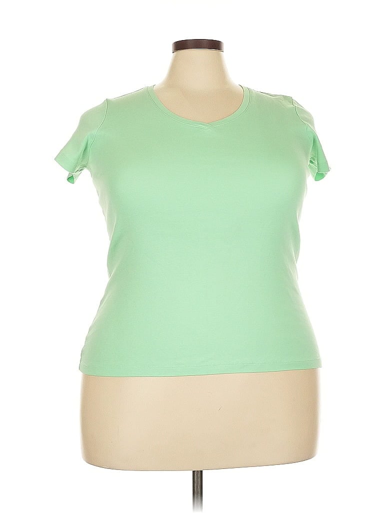 Click to view more detailed imagery on our partner's website Pre-owned St. John's Bay Short Sleeve T-shirt In Green