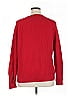 Ann Taylor LOFT 100% Cotton Solid Red Pullover Sweater Size XL - photo 2