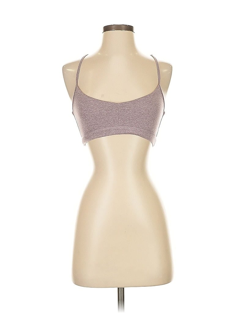 Pre-owned Me To We Tank Top Purple Strapless Neckline Tops