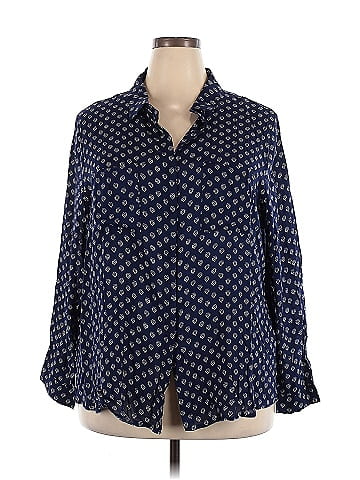 Solitaire Long Sleeve Blouse (view 1)