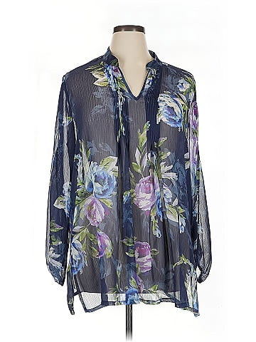 Susan Graver 3/4 Sleeve Blouse (view 1)