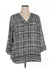 Belle By Kim Gravel 3/4 Sleeve Blouse