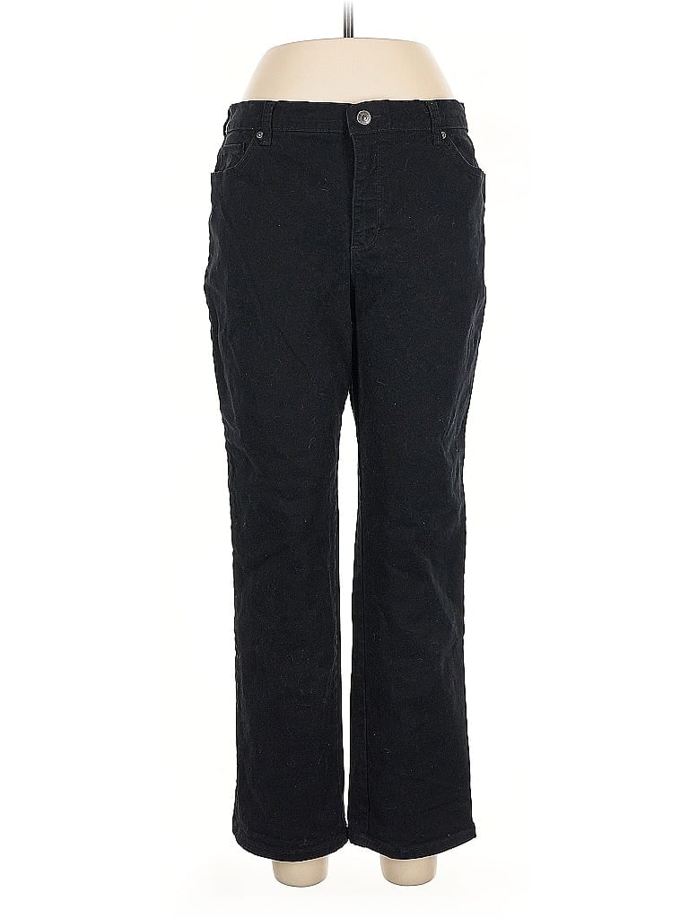 Pre-owned Gloria Vanderbilt Casual Pants In Black