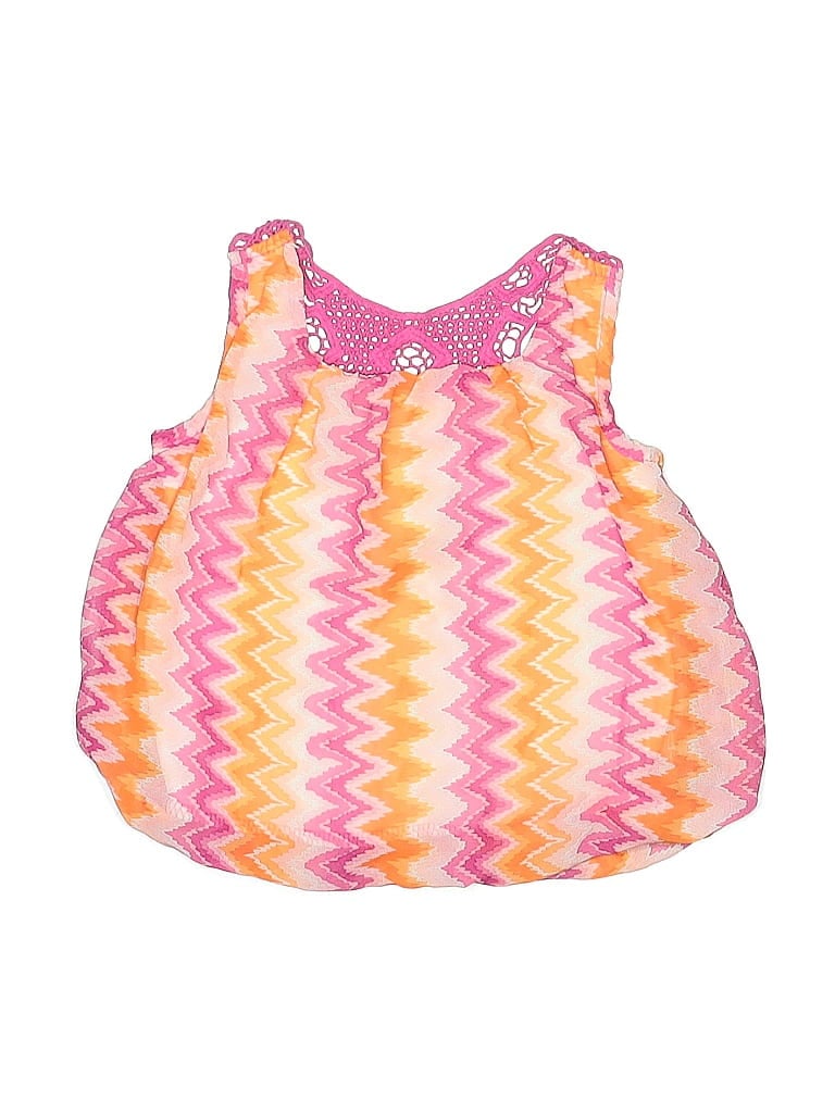 Pre-owned Healthtex Babies' Tank Top Pink Keyhole Neckline Tops