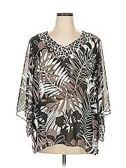 Belle By Kim Gravel 3/4 Sleeve Blouse