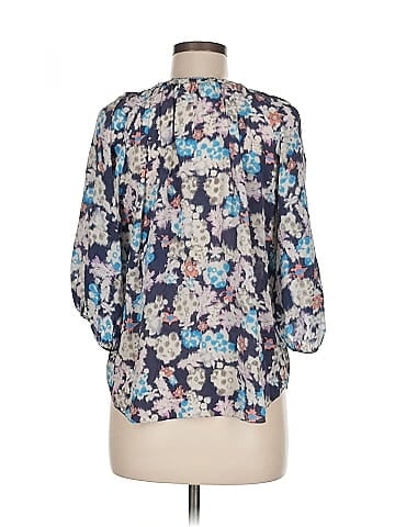 Rebecca Taylor 3/4 Sleeve Silk Top (view 2)