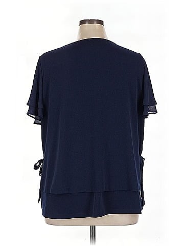 Susan Graver Short Sleeve Top (view 2)
