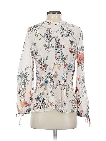 Rebecca Taylor 3/4 Sleeve Silk Top (view 2)