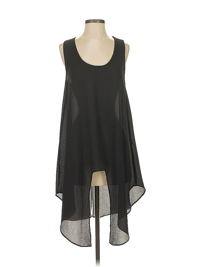 Pre-owned Zara Basic Casual Dress In Black