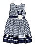 Disney 100% Polyester Stripes Blue Dress Size 7 - photo 1