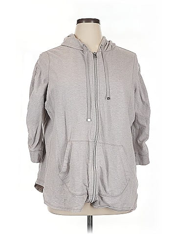 Isaac Mizrahi LIVE! Zip Up Hoodie (view 1)