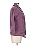 August Silk Purple 3/4 Sleeve Blouse Size L - photo 3