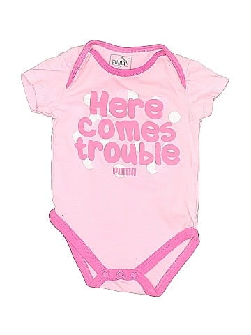 Puma Short Sleeve Onesie (view 1)