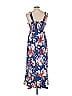 Isabel Maternity 100% Rayon Floral Blue Casual Dress Size L - photo 2