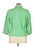 JM Collection 100% Linen Green Blazer Size 14 - photo 2