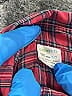 Crewcuts 100% Cotton Plaid Red Long Sleeve Button-Down Shirt Size 6 - 7 - photo 3